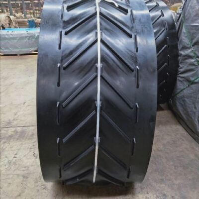 Αγορά OEM ODM Ελαστικό Herringbone Τύπος Μεταγωγική Ζώνη 500mm πλάτος online manufacture