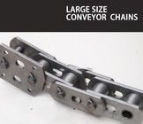 125mm 100mm Bucket Elevator Chain Link Μεγάλο μέγεθος αλυσίδες μεταφορέων Αντί διάβρωσης