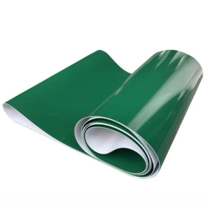 3 στρώσεις ζώνη PVC μήκους 5000mm πράσινη φωτεινή ζώνη μεταφορέα ανθεκτική στις καιρικές συνθήκες για τη βιομηχανία τροφίμων