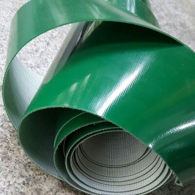 Ελαφριά ανθεκτική πράσινη πτυχή 4 PVC ζωνών μεταφορέων καπνών