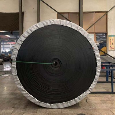 Black NN200 7-Layer Nylon-Polyester Rubber Conveyor Belts