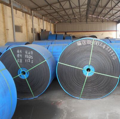 ST630 Ειδικός ιμάντας μεταφοράς μήκους 8000mm ανθεκτικός σε υψηλές θερμοκρασίες με κάλυμμα από καουτσούκ EPDM για μεταλλουργία