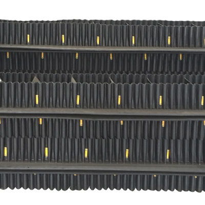 Μαύρη ζαρωμένη Sidewall ζώνη μεταφορέων NN100 NN150 NN200